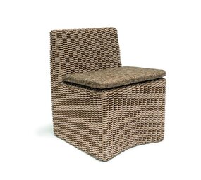 GOMMAIRE Outdoor Meubels | Organic Living Chair Claire | PE Wicker Natural