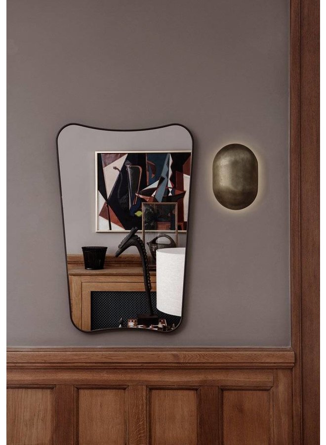 Wall mirror FA 33 - 54x80 - Black Brass