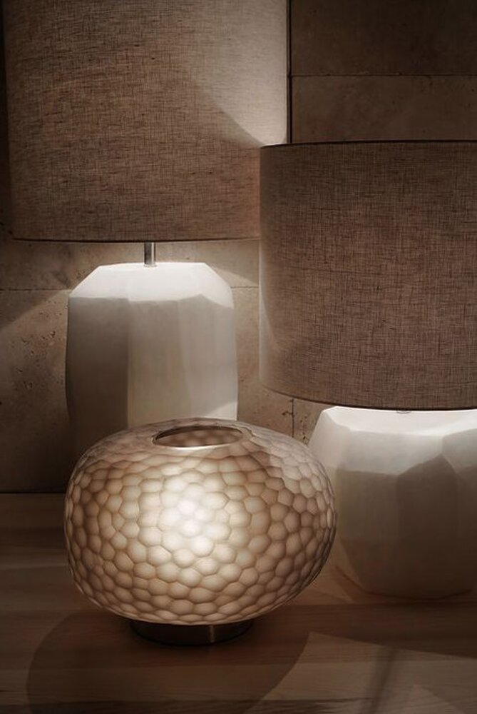 Guaxs Cubistic Tall Table Lamp | Opal Guaxs Cubistic Tall Table Lamp | Opal