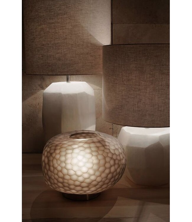 Guaxs Cubistic Tall Table Lamp | Opal