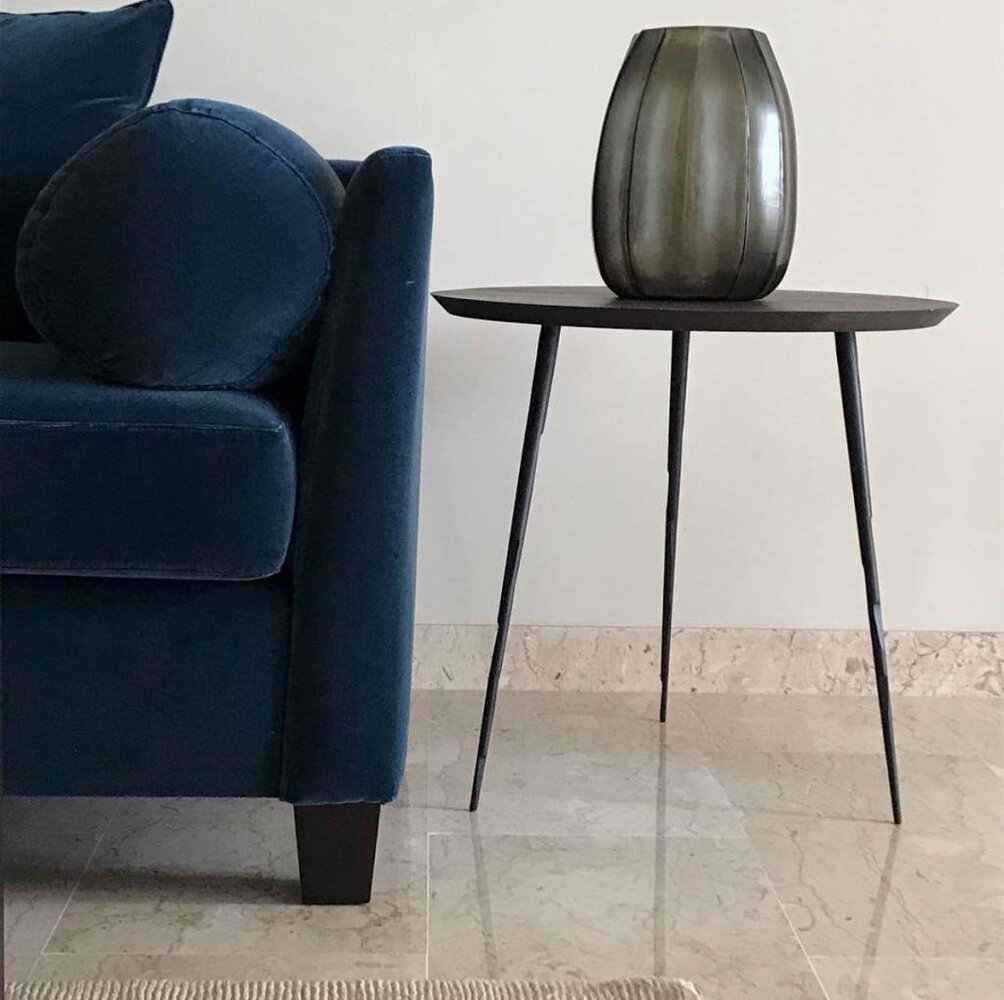 Guaxs Vase Koonam M | Indigo / Smoke gray