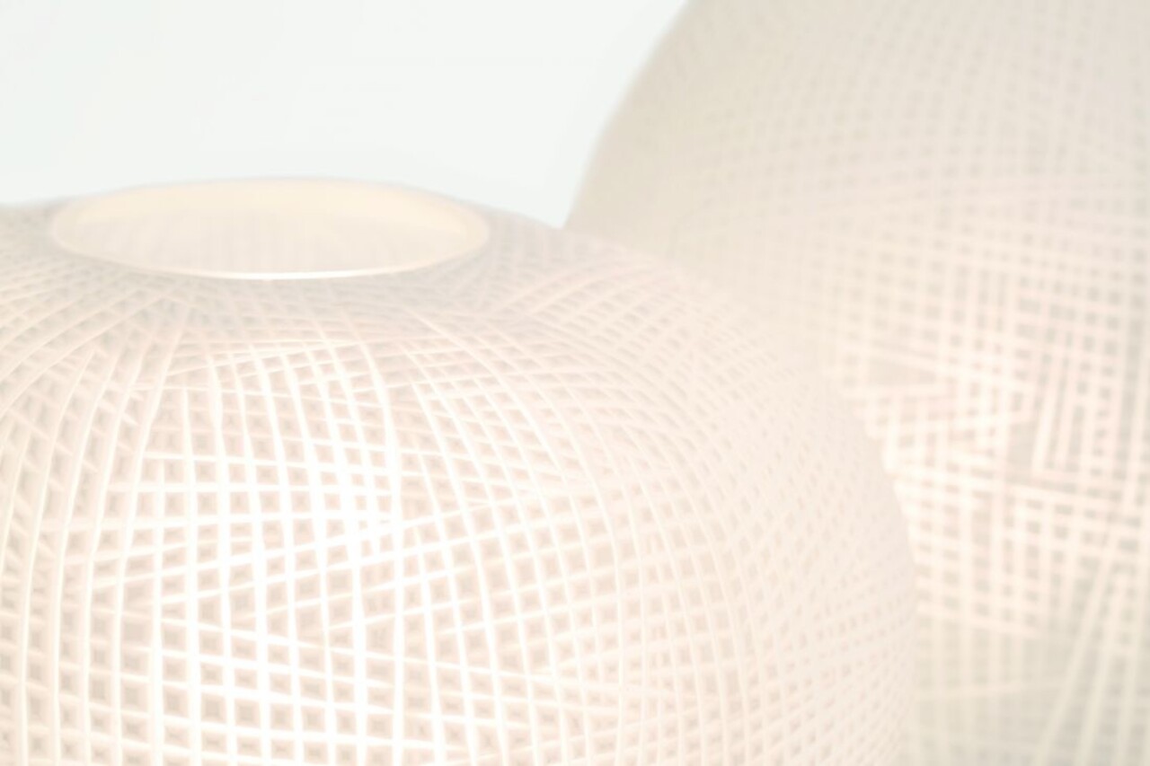 Guaxs Lampe de table Erbse 2 | Transparent / Opale