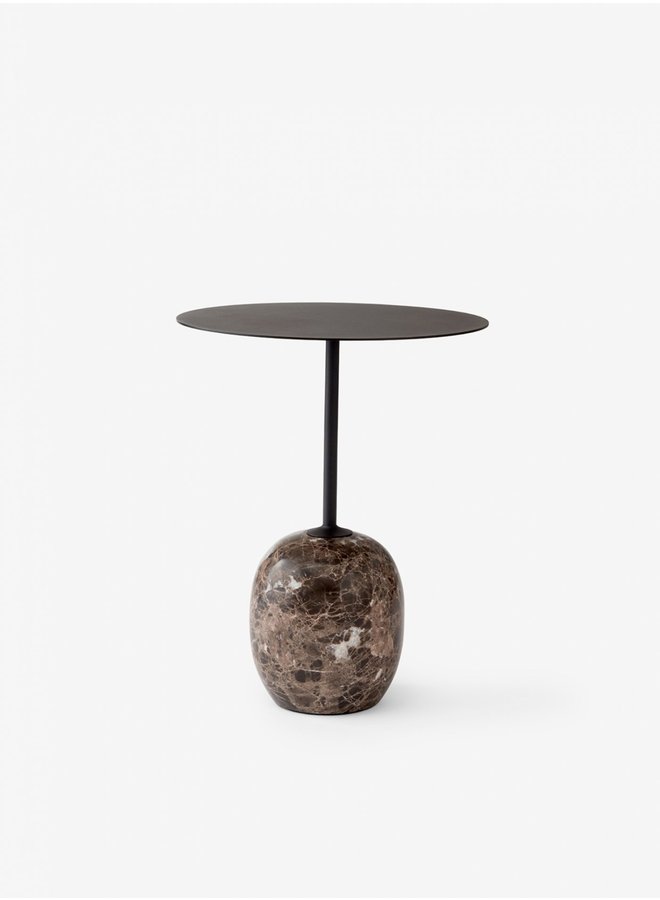 Side table Lato LN8 | Warm Black & Emperador Marble