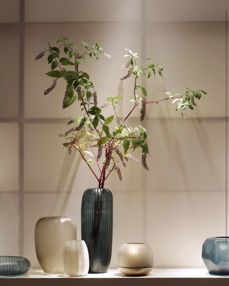 Guaxs Vase Gobi Hoch | Ozeanblau / Indigo Guaxs Vase Gobi Hoch | Ozeanblau / Indigo