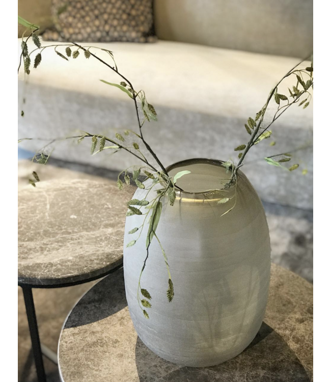 Guaxs Vase ventre géant | Gris fumé