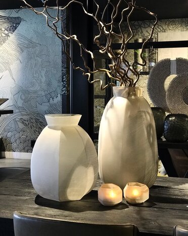 Guaxs Hohe Vase von Karakol | Rauchgrau