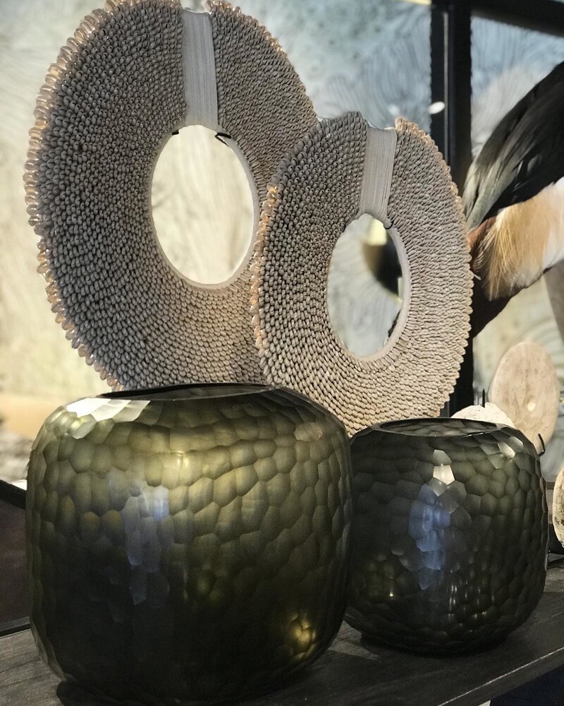 Guaxs Vase Somba M | Indigo / Smoke grey Guaxs Vase Somba M | Indigo / Smoke grey