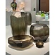 Guaxs Vase Cubistic Round | Indigo / Smoke gray