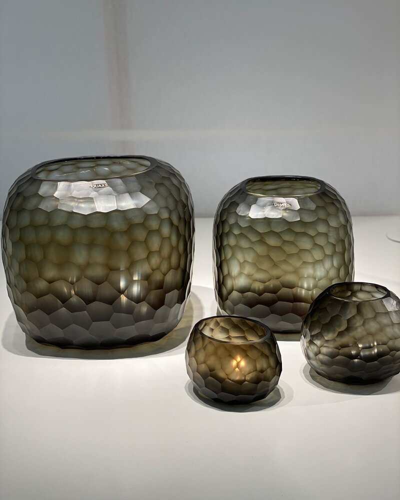 Guaxs Vase Somba S | Indigo / Smoke gray