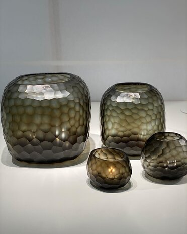 Guaxs Vase Somba M | Indigo / Smoke grey Guaxs Vase Somba M | Indigo / Smoke grey