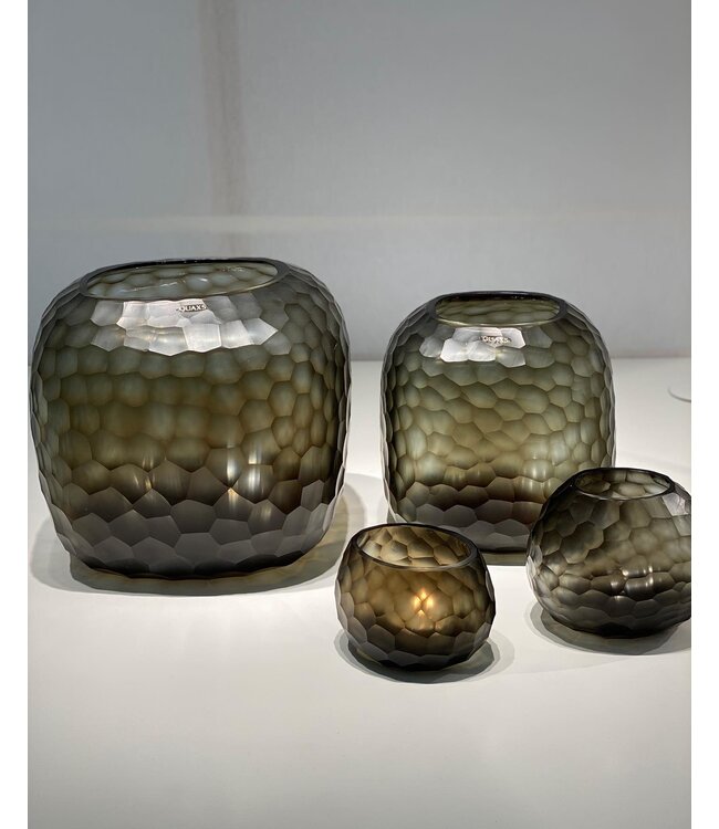 Guaxs Vase Somba L | Indigo / Rauchgrau