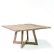 GOMMAIRE Outdoor | Organic Living Firkantet bord Dennis | Gjenvunnet teak naturgrå