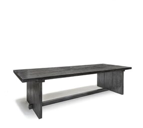 GOMMAIRE Outdoor Meubels | Organic Living Alexi-bord stort | Gjenvunnet teak svart