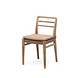 GOMMAIRE Outdoor | Organic Living Silla Jared | Teca gris natural / Mimbre sintético color verde antiguo