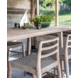 GOMMAIRE Outdoor | Organic Living Silla de bar Jared | Teca gris natural / Mimbre sintético color verde hierba antiguo