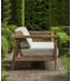 GOMMAIRE Outdoor Meubels | Organic Living Canapé 2 places Copenhague | Teck gris naturel