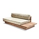 Gommaire Lounge Magnus | Reclaimed Teak Natural Grey + Cushion Gommaire Lounge Magnus | Reclaimed Teak Natural Grey + Cushion