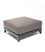 GOMMAIRE Outdoor Meubels | Organic Living Ottomane Mia | Aluminium, mattschwarz + Kissen