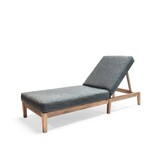 GOMMAIRE - Organic Living - Design Furniture  Letto Sunny Copenhague | Teak grigio naturale