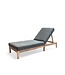 GOMMAIRE Outdoor Meubels | Organic Living Letto Sunny Bed Copenhagen | Teak Grigio Naturale