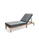 GOMMAIRE Outdoor | Organic Living Sunny Bed Copenhague | Teak Natural Grey