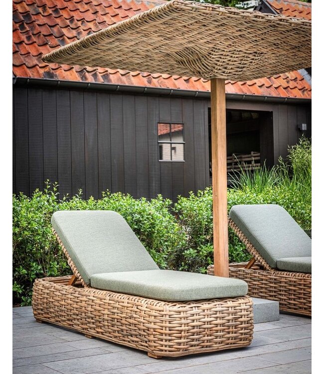 GOMMAIRE Outdoor Meubels | Organic Living Transat Jones | CL PE Osier Naturel