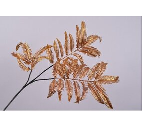 SILK-KA Foglia Ramo Felce Oro / Ora | 111 cm