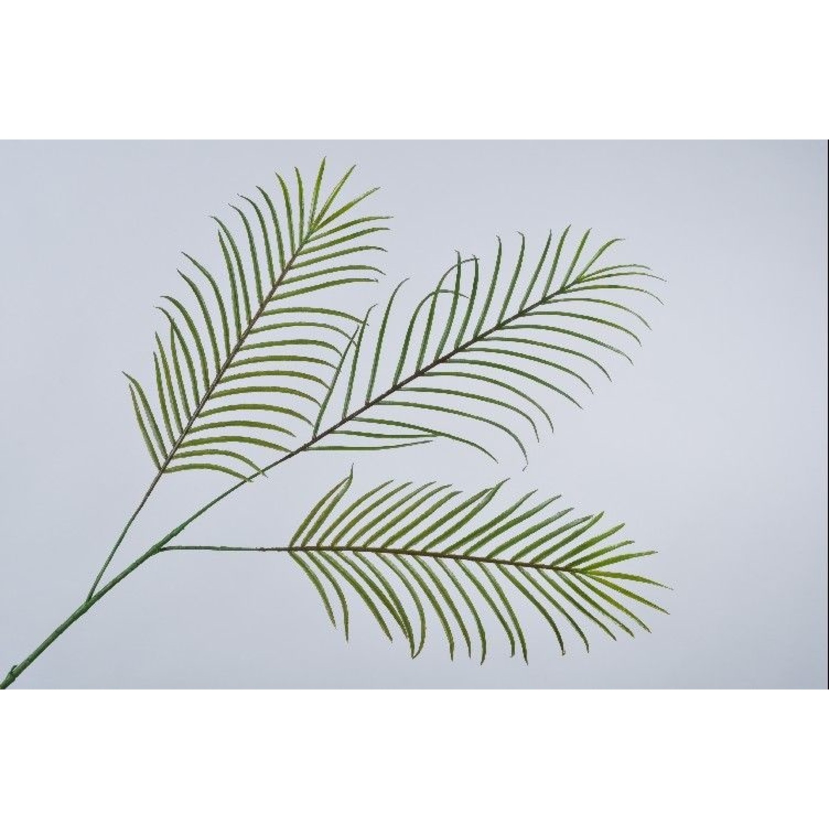 Silk-ka Branche de feuille vert palmier | 112 cm