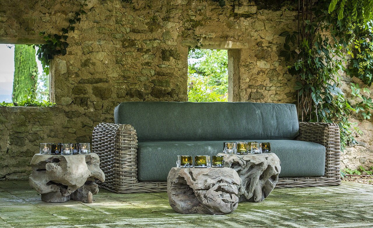 GOMMAIRE - Organic Living - Design Furniture Divano Doran | CL Rattan + Cuscino GOMMAIRE - Organic Living - Design Furniture Divano Doran | CL Rattan + Cuscino