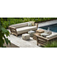GOMMAIRE Outdoor Meubels | Organic Living Sofa Mia 3-Seater | Teak Natural Grey