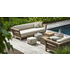 GOMMAIRE Outdoor | Organic Living Canapé Mia 3 places | Teck gris naturel