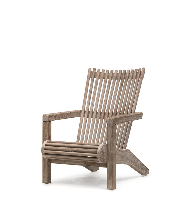 GOMMAIRE Outdoor Meubels | Organic Living Poltrona Orso | Teak Grigio Naturale