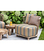 GOMMAIRE Outdoor Meubels | Organic Living Fauteuil Lounge Carol 1 place | Teck Gris Naturel
