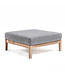 GOMMAIRE Outdoor Meubels | Organic Living Otomana Copenhague | Teca gris natural