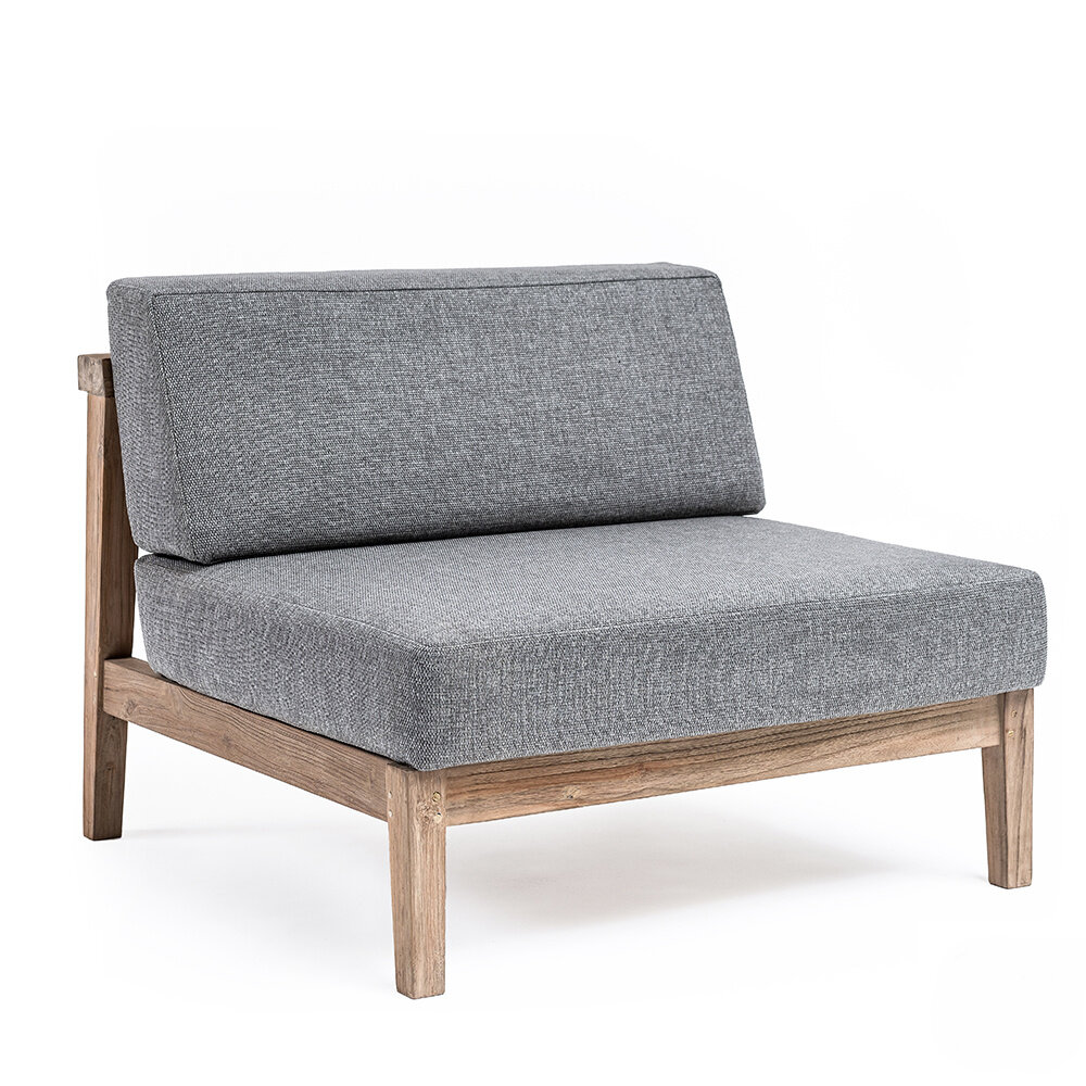 GOMMAIRE Outdoor | Organic Living Centro di Copenaghen | Teak Grigio Naturale