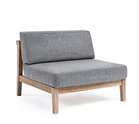 GOMMAIRE Outdoor Meubels | Organic Living Zentrum Kopenhagen | Teak Naturgrau