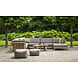 GOMMAIRE Outdoor | Organic Living Corner Copenhague | Teak Natural Grey