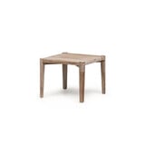GOMMAIRE Outdoor Meubels | Organic Living Square Coffee Table Floor Large | Reclaimed Teak Natural Grey