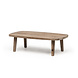GOMMAIRE Outdoor | Organic Living Mesa de centro Carol | Teca reciclada gris natural