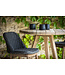 GOMMAIRE Outdoor Meubels | Organic Living Runder Bartisch Anton | Recyceltes Teakholz, Naturgrau