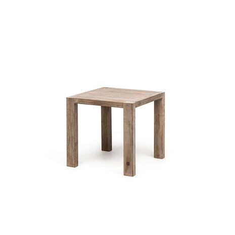 GOMMAIRE Outdoor | Organic Living Bistro Table Sandy | Reclaimed Teak Natural Grey