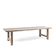 GOMMAIRE Outdoor | Organic Living Tisch Jacob Groß | Recyceltes Teakholz Naturgrau