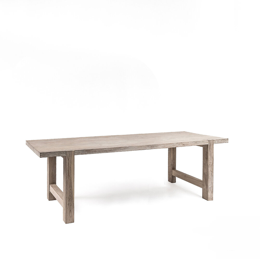 GOMMAIRE Outdoor | Organic Living Jacob Small bord | Gjenvunnet teak naturgrå