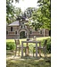 GOMMAIRE Outdoor Meubels | Organic Living Tavolo da bistrot Jacob | Teak riciclato grigio naturale