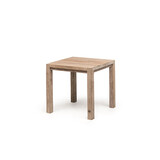 GOMMAIRE Outdoor | Organic Living Table de bistro Jacob | Teck recyclé gris naturel