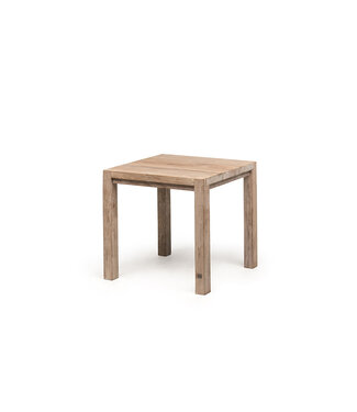 GOMMAIRE Outdoor Meubels | Organic Living Bistro Table Jacob | Reclaimed Teak Natural Grey