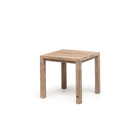 GOMMAIRE Outdoor | Organic Living Mesa de bistró Jacob | Teca reciclada gris natural