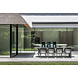 GOMMAIRE Outdoor | Organic Living Alexi-bord stort | Gjenvunnet teak svart