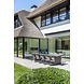 GOMMAIRE Outdoor Meubels | Organic Living Tavolo Alexi Large | Teak riciclato nero