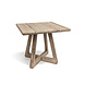 GOMMAIRE Outdoor | Organic Living Mesa de bistró Dennis | Teca reciclada, gris natural